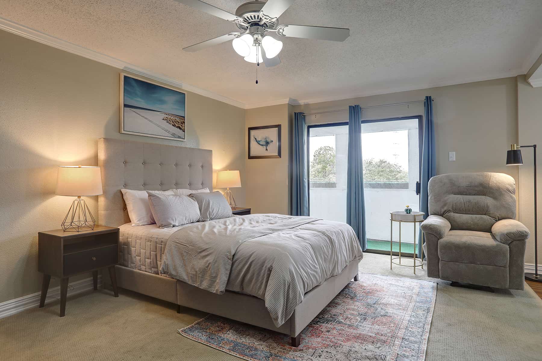 Furnished assisted living bedroom for dallas area seniors