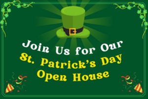 St. Patrick's Day Open House Invite